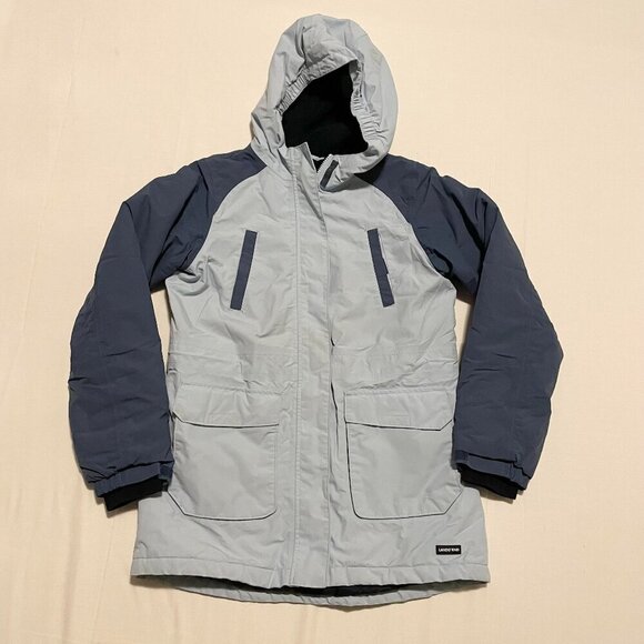 Lands End Fleece Lined Winter Parka Kids Girls Size XL Jacket - Picture 1 of 16